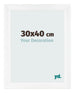 Fotokader 30x40cm Wit Mat MDF Pisa Voorzijde Maat | Yourdecoration.be