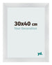Fotokader 30x40cm Zilver Mat MDF Pisa Voorzijde Maat | Yourdecoration.be
