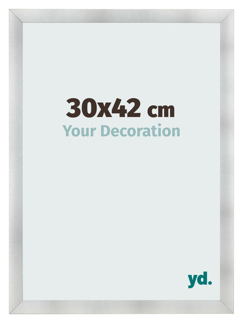 Fotokader 30x42cm Aluminium Geborsteld MDF Pisa Voorzijde Maat | Yourdecoration.be