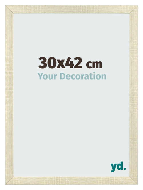 Fotokader 30x42cm Sonoma Eiken MDF Pisa Voorzijde Maat | Yourdecoration.be