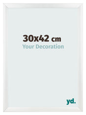 Fotokader 30x42cm Wit Hoogglans MDF Pisa Voorzijde Maat | Yourdecoration.be
