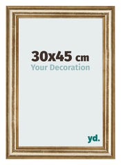 Fotokader 30x45cm Goud Antiek MDF Lazio Voorzijde Maat | Yourdecoration.be