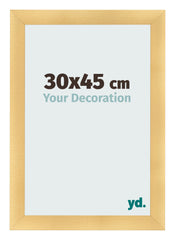 Fotokader 30x45cm Goud Mat MDF Pisa Voorzijde Maat | Yourdecoration.be