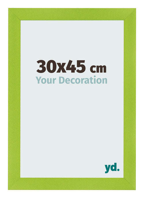 Fotokader 30x45cm Groen MDF Pisa Voorzijde Maat | Yourdecoration.be
