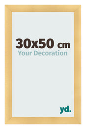 Fotokader 30x50cm Goud Mat MDF Pisa Voorzijde Maat | Yourdecoration.be