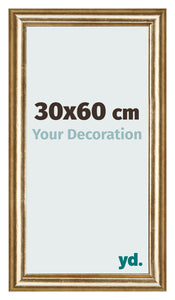 Fotokader 30x60cm Goud Antiek MDF Lazio Voorzijde Maat | Yourdecoration.be