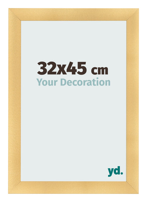 Fotokader 32x45cm Goud Mat MDF Pisa Voorzijde Maat | Yourdecoration.be