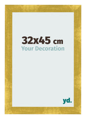 Fotokader 32x45cm Goud Vintage MDF Pisa Voorzijde Maat | Yourdecoration.be