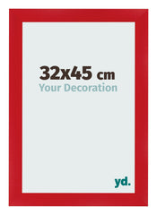 Fotokader 32x45cm Rood MDF Pisa Voorzijde Maat | Yourdecoration.be