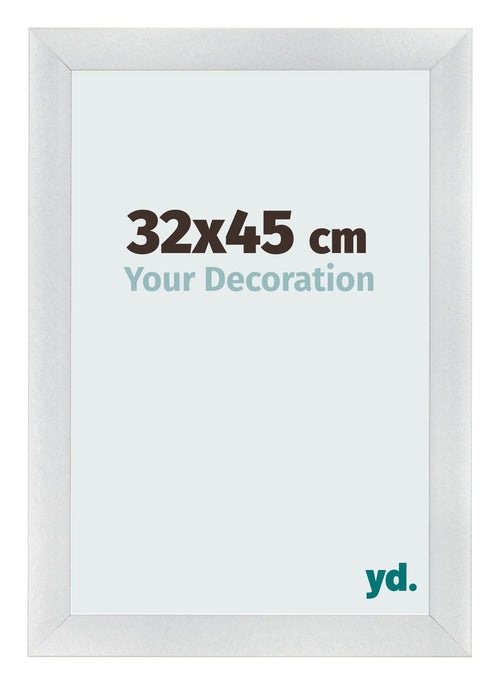 Fotokader 32x45cm Zilver Mat MDF Pisa Voorzijde Maat | Yourdecoration.be