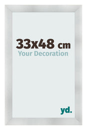 Fotokader 33x48cm Aluminium Geborsteld MDF Pisa Voorzijde Maat | Yourdecoration.be