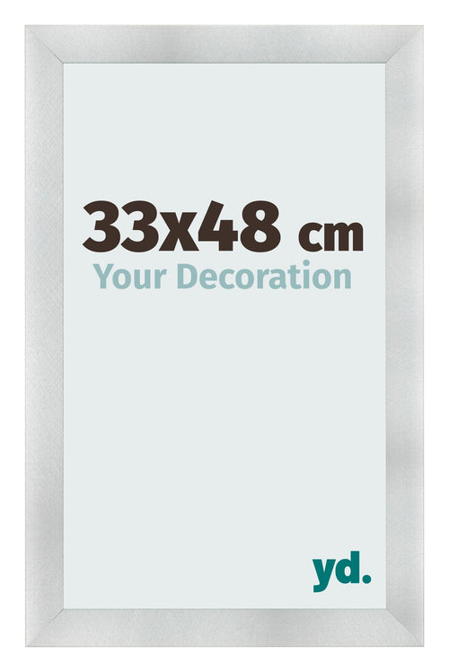 Fotokader 33x48cm Aluminium Geborsteld MDF Pisa Voorzijde Maat | Yourdecoration.be