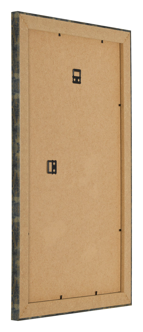 Fotokader 33x48cm Blauw Goud Gemeleerd MDF Pisa Achterzijde Schuin | Yourdecoration.be