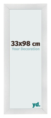 Fotokader 33x98cm Zilver Mat MDF Pisa Voorzijde Maat | Yourdecoration.be