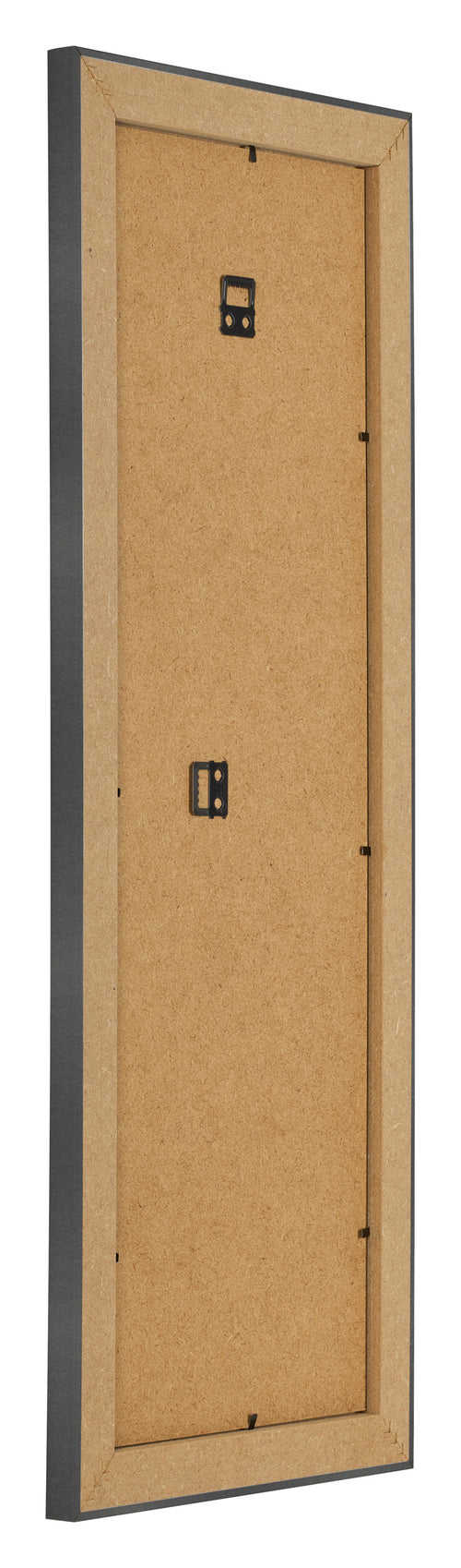 Fotokader 33x98cm Zwart Mat MDF Pisa Achterzijde Schuin | Yourdecoration.be