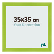Fotokader 35x35cm Groen MDF Pisa Voorzijde Maat | Yourdecoration.be
