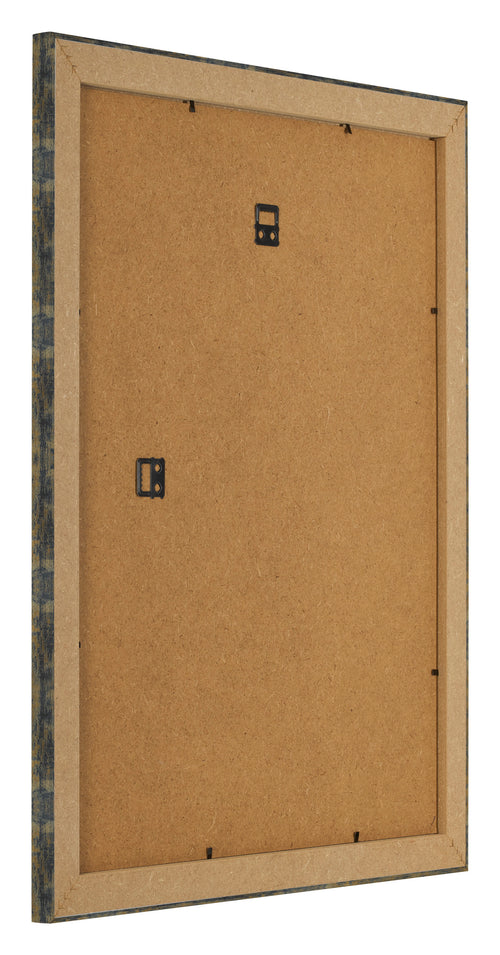 Fotokader 35x45cm Blauw Goud Gemeleerd MDF Pisa Achterzijde Schuin | Yourdecoration.be