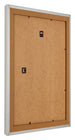 Fotokader 35x45cm Zilver Mat MDF Lazio Achterzijde Schuin | Yourdecoration.be