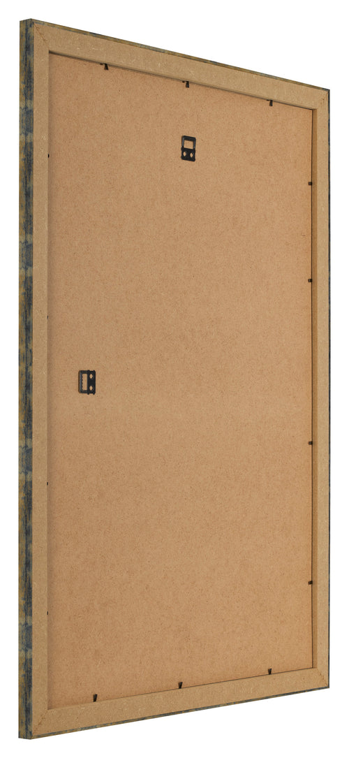 Fotokader 35x50cm Blauw Goud Gemeleerd MDF Pisa Achterzijde Schuin | Yourdecoration.be