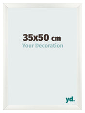 Fotokader 35x50cm Wit Geveegd MDF Pisa Voorzijde Maat | Yourdecoration.be