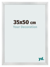 Fotokader 35x50cm Zilver Mat MDF Pisa Voorzijde Maat | Yourdecoration.be