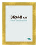 Fotokader 36x48cm Goud Vintage MDF Pisa Voorzijde Maat | Yourdecoration.be