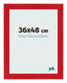 Fotokader 36x48cm Rood MDF Pisa Voorzijde Maat | Yourdecoration.be