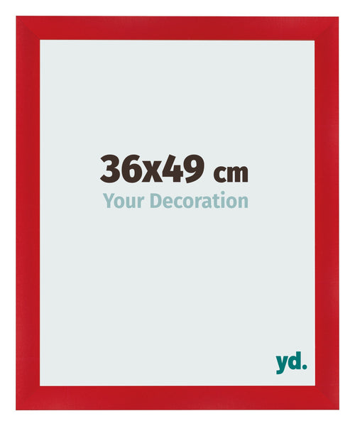 Fotokader 36x49cm Rood MDF Pisa Voorzijde Maat | Yourdecoration.be
