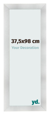 Fotokader 37 5x98cm Aluminium Geborsteld MDF Pisa Voorzijde Maat | Yourdecoration.be
