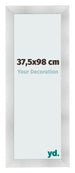 Fotokader 37 5x98cm Aluminium Geborsteld MDF Pisa Voorzijde Maat | Yourdecoration.be