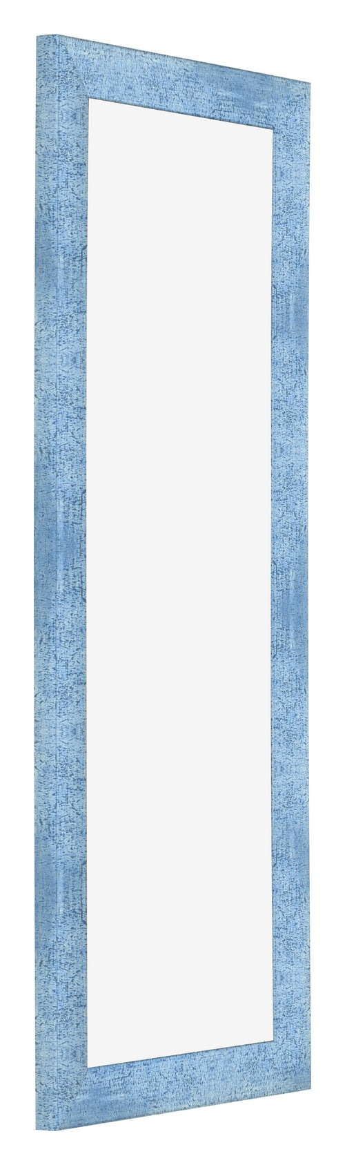Fotokader 37 5x98cm Helder Blauw Geveegd MDF Pisa Voorzijde Schuin | Yourdecoration.be