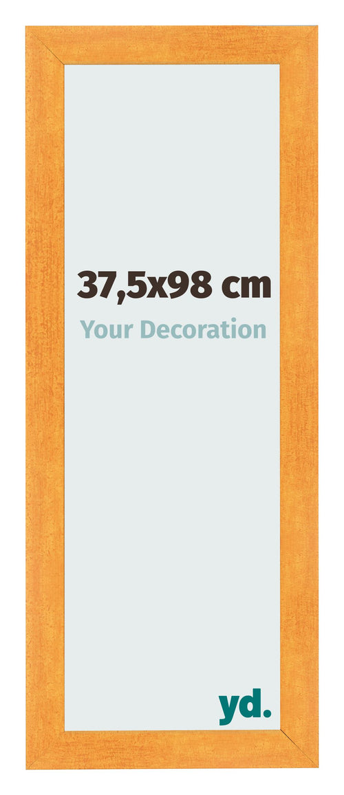 Fotokader 37 5x98cm Oranje MDF Pisa Voorzijde Maat | Yourdecoration.be