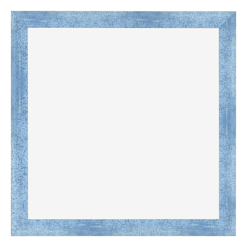 Fotokader 40x40cm Helder Blauw Geveegd MDF Pisa Voorzijde | Yourdecoration.be