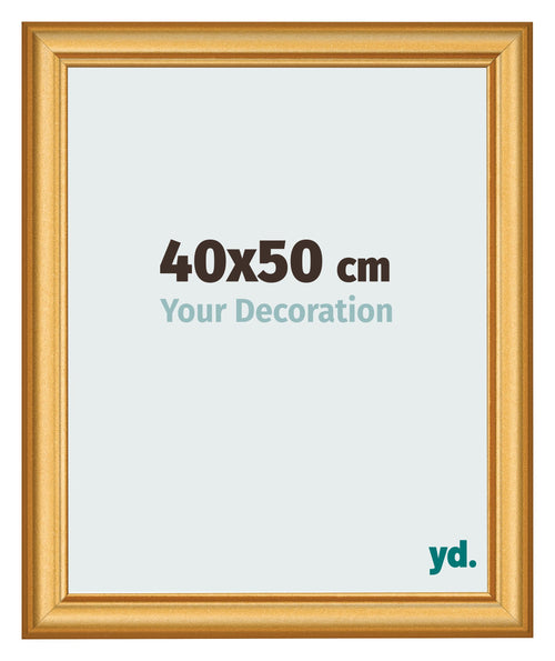 Fotokader 40x50cm Goud Mat MDF Lazio Voorzijde Maat | Yourdecoration.be