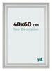 Fotokader 40x60cm Zilver Mat MDF Lazio Voorzijde Maat | Yourdecoration.be