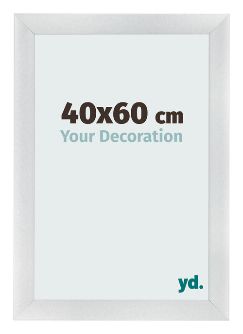 Fotokader 40x60cm Zilver Mat MDF Pisa Voorzijde Maat | Yourdecoration.be