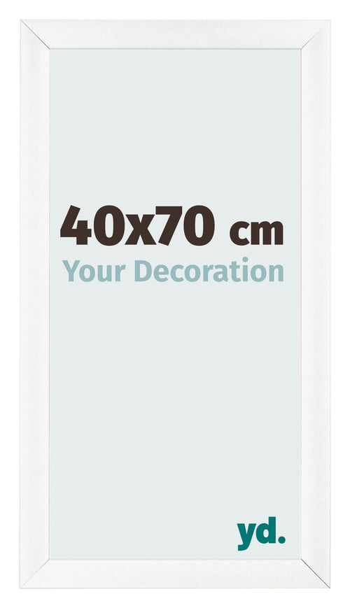 Fotokader 40x70cm Wit Mat MDF Pisa Voorzijde Maat | Yourdecoration.be