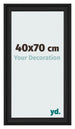 Fotokader 40x70cm Zwart Houtnerf MDF Lazio Voorzijde Maat | Yourdecoration.be