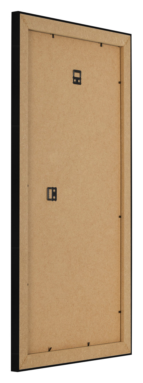 Fotokader 40x80cm Zwart Hoogglans MDF Pisa Achterzijde Schuin | Yourdecoration.be