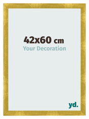 Fotokader 42x60cm Goud Vintage MDF Pisa Voorzijde Maat | Yourdecoration.be