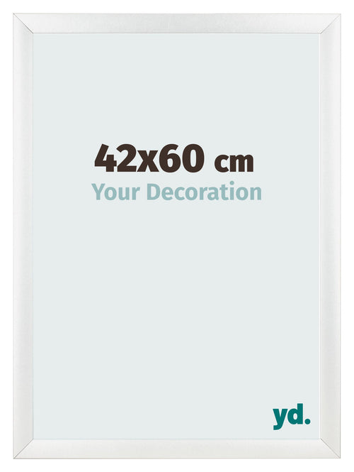 Fotokader 42x60cm Wit Hoogglans MDF Pisa Voorzijde Maat | Yourdecoration.be