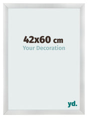 Fotokader 42x60cm Zilver Mat MDF Pisa Voorzijde Maat | Yourdecoration.be