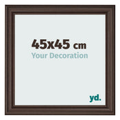 Fotokader 45x45cm Eiken Donker MDF Lazio Voorzijde Maat | Yourdecoration.be