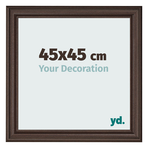 Fotokader 45x45cm Eiken Donker MDF Lazio Voorzijde Maat | Yourdecoration.be