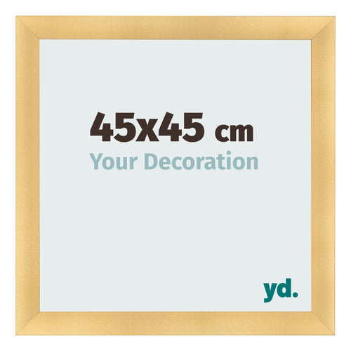 Fotokader 45x45cm Goud Mat MDF Pisa Voorzijde Maat | Yourdecoration.be