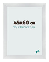 Fotokader 45x60cm Zilver Mat MDF Pisa Voorzijde Maat | Yourdecoration.be