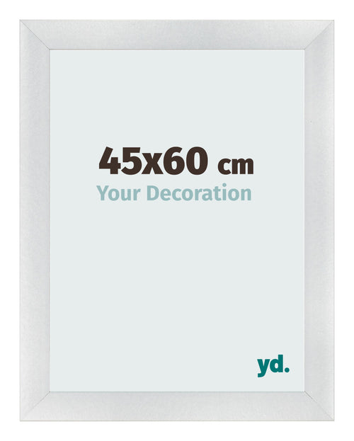 Fotokader 45x60cm Zilver Mat MDF Pisa Voorzijde Maat | Yourdecoration.be