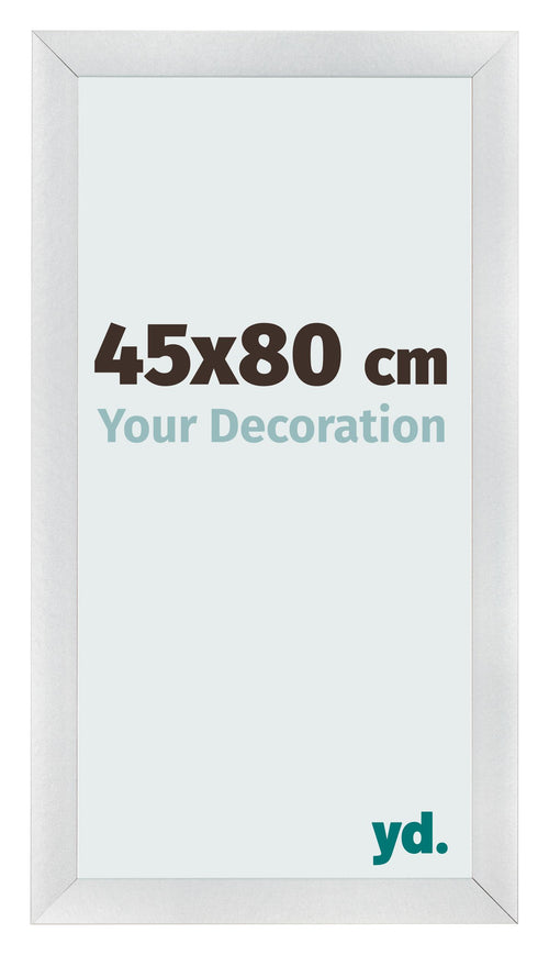 Fotokader 45x80cm Zilver Mat MDF Pisa Voorzijde Maat | Yourdecoration.be