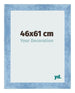 Fotokader 46x61cm Helder Blauw Geveegd MDF Pisa Voorzijde Maat | Yourdecoration.be