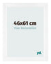 Fotokader 46x61cm Wit Mat MDF Pisa Voorzijde Maat | Yourdecoration.be